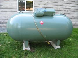 Propane tank installation 2010